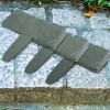 20 PCS Cobbled Stone Effect Plastic Garden Lawn Border Edging