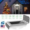 Solar Wall Lights Outdoor 16LEDs Stair Lamps 120° Motion Sensor 180°Lighting Garden Lights IP65 Waterproof Night Lamps for Garage Garden Deck Front Do