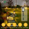 6Pack Solar Powered Stake Light Outdoor Decorative Landscape Lamp IP65 Waterproof Auto On Off Outdoor Light for Pathway Garden Yard Patio