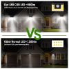 Solar Lights 180 LEDs Solar Wall Light Outdoor Motion Sensor Lamp IP65 Waterproof 120° Sensing 270°Wide Lighting Angle for Garage Garden Pathway
