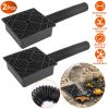 2Pcs Gutter Downspout Extension Low Profile No Deep Digging Catch Basin Downspout Extender with 4.9FT Flexible Extendable Hose For House Foundation Pr