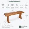 4-ft Backless Bench