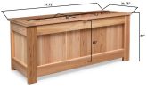 4-ft Cedar Box Planter