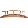 12-ft Cedar Garden Bridge with Side Rails