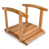 3-ft Cedar Garden Bridge with Side Rails