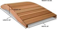 8-ft Cedar Garden Bridge