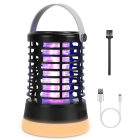 4 In 1 Bug Zapper Light Rechargeable Mosquito Zapper for Indoor OutdoorWaterproof Mosquito Killer Lamp with 3 Lighting Modes for Patio Yard Home