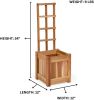 12w x 12d x 13h Set of 2 Planter Box's with Trellis