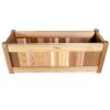 32w x 11d x 12h Planter Box with Trellis Privacy Screens Set
