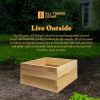 2-ft Square 2-Tier Raised Garden Box