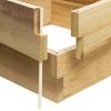 3-ft Square 2-Tier Raised Garden Box