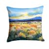 Nevada Sagebrush in Watercolor Throw Pillow Machine Washable, Indoor Outdoor Decorative Pillow for Couch, Bed or Patio, 18Hx18W
