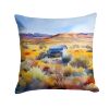 Nevada Sagebrush in Watercolor Throw Pillow Machine Washable, Indoor Outdoor Decorative Pillow for Couch, Bed or Patio, 14Hx14W