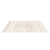 Large Area Rug 5 x 7 ft Anti-Skid and Tear-Resistant Floor Mat Modern Beige