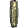 Gray Solar Floor Lamp, Outdoor Garden Lantern