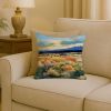 Nevada Sagebrush in Watercolor Throw Pillow Machine Washable, Indoor Outdoor Decorative Pillow for Couch, Bed or Patio, 18Hx18W