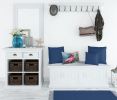 Nautical Collection Throw Pillow Throw Pillow for Indoor Couch Bed Outdoor Patio Washable, Flamingo 2859,12Hx16W