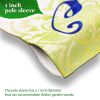 Combo Pack Garden Flag Stand Black 36x 16 in & Garden Flag 12x18 in Patriotic Decoration Welcome USA Flag Flower Pot Double-Sided Blockout Fabric