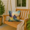 Montana Bitterroot in Watercolor Throw Pillow Machine Washable, Indoor Outdoor Decorative Pillow for Couch, Bed or Patio, 18Hx18W