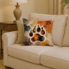 Bear Pride Throw Pillow Machine Washable, Indoor Outdoor Decorative Pillow for Couch, Bed or Patio, 14Hx14W