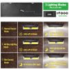 Solar Lights 180 LEDs Solar Wall Light Outdoor Motion Sensor Lamp IP65 Waterproof 120° Sensing 270°Wide Lighting Angle for Garage Garden Pathway