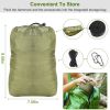 600lbs Load 2 Persons Hammock w/Mosquito Net Outdoor Hiking Camping Hommock Portable Nylon Swing Hanging Bed w/ Strap Hook Carry Bag