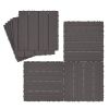 Interlocking Deck Tiles 9 Pack,  Outdoor Square Flooring Tiles, Waterproof All Weather Patio Floor Tiles for Balcony Porch Garden Deck Balcony