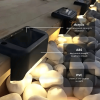 32PCS Solar Deck Lights Outdoor, Solar Step Lights Waterproof Led Solar lights for Outdoor Stairs, Step , Fence, Yard, Patio