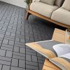 11.81"x11.81"x0.79"Grey & Brown Colors - Stylish Interlocking Flooring