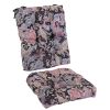 Waterproof Rocking Chair Cushion Upper And Lower Back And Seat Sets with Non-Slip Ties Oxford Cloth Surface Polyester Filling Comfortable for Indoor H