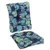 Waterproof Rocking Chair Cushion Upper And Lower Back And Seat Sets with Non-Slip Ties Oxford Cloth Surface Polyester Filling Comfortable for Indoor H
