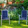 Waterproof Rocking Chair Cushion Upper And Lower Back And Seat Sets with Non-Slip Ties Oxford Cloth Surface Polyester Filling Comfortable for Indoor H