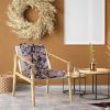 Waterproof Rocking Chair Cushion Upper And Lower Back And Seat Sets with Non-Slip Ties Oxford Cloth Surface Polyester Filling Comfortable for Indoor H