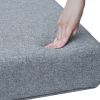 Outdoor Deep Seat Cushion Set, Waterproof & Fade Resistant Patio Chair Replacement Cushions for Outdoor Furniture, Removable and Washable Cover