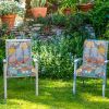 Waterproof Rocking Chair Cushion Upper And Lower Back And Seat Sets with Non-Slip Ties Oxford Cloth Surface Polyester Filling Comfortable for Indoor H