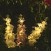 4 Pack Solar Delphinium Flowers Lights, Solar Garden Lights, For Outside Wedding Party Garden Yard Patio Lawn Decor And Gift For Women