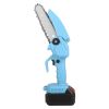 Electric Mini Chainsaw Portable Handheld Cordless Small Chain Saw Battery Powered with 2Pcs 2200mAh Rechargeable Batteries 4in/6in Chains for Pruning